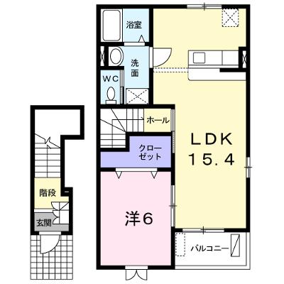 Ｌａｎｇ　ｒａｖｉｎ 203【管理NO：1-013457501-02030】 ★家具家電は申し込み後に搬入します★の物件画像