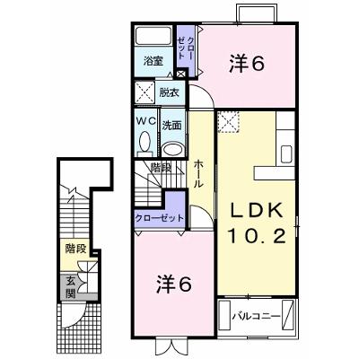 カプリス・ノヴァＢ 204【管理NO：1-012662802-02040】 ★家具家電は申し込み後に搬入しますの物件画像