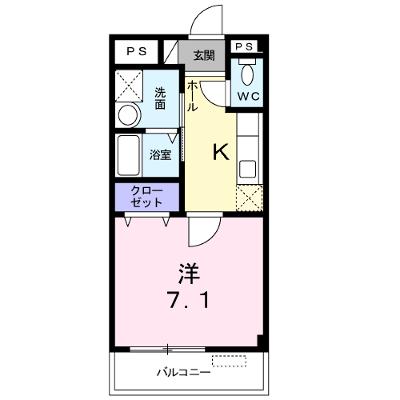 パークサイドひいらぎ 107【管理NO：1-012339201-01070】 ★家具家電は申し込み後に搬入します★の物件画像