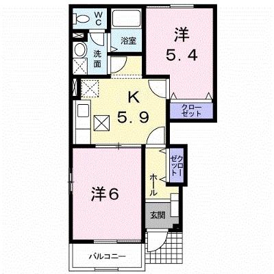 マルグリットⅠ 101【管理NO：1-012081601-01010】 ★家具家電は申し込み後に搬入します★の物件画像