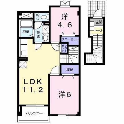 メフィストＡ 203【管理NO：1-011431401-02030】 ★家具家電は申し込み後に搬入しますの物件画像