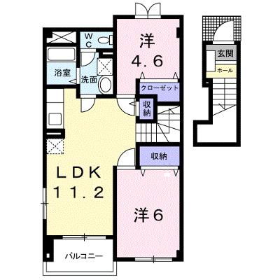 ヴィラフリーデンＣ 204【管理NO：1-011386803-02040】 ★家具家電は申し込み後に搬入します★の物件画像