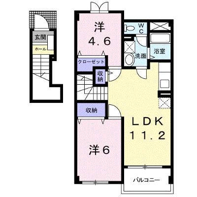 ヴィラフリーデンＢ 202【管理NO：1-011386802-02020】 ★家具家電は申し込み後に搬入します★の物件画像