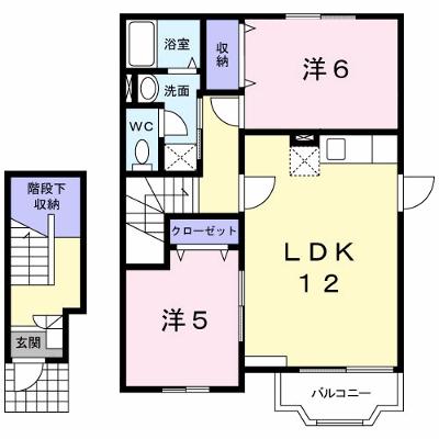 セイ・フィオ－レ 203【管理NO：1-010756801-02030】 ★家具家電は申し込み後に搬入しますの物件画像