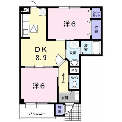 メゾン・エスポワール　Ⅱ 102【管理NO：1-010263902-01020】 ★家具家電は申し込み後に搬入しますの物件画像