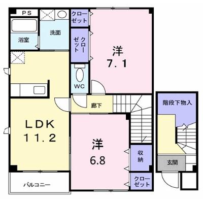 ペニーレイン 201【管理NO：1-010158301-02010】 ★家具家電は申し込み後に搬入します★ ★2026年11月中旬入居可能★の物件画像