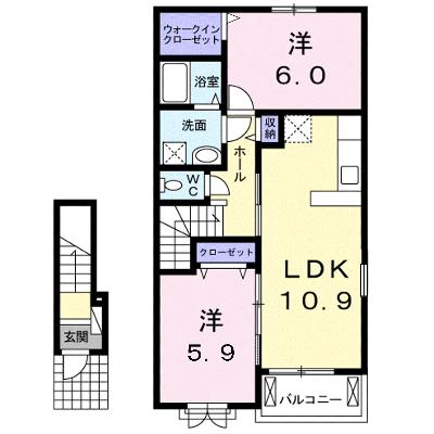 リューナ　Ｂ 205【管理NO：1-021994102-02040】 ★家具家電は申し込み後に搬入します 2026年08月中旬入居可能の物件画像