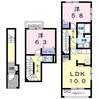 エレガントヴィエⅧ 203【管理NO：1-021090901-02030】 ★家具家電は申し込み後に搬入しますの物件画像