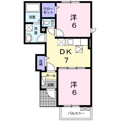 サンパティオⅠ 103【管理NO：1-017660701-01030】 ★家具家電は申し込み後に搬入します★の物件画像