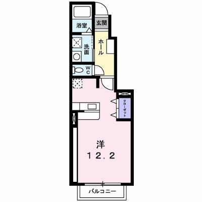 メディオ・コルソＢ 103【管理NO：1-014145802-01030】 ★家具家電は申し込み後に搬入しますの物件画像