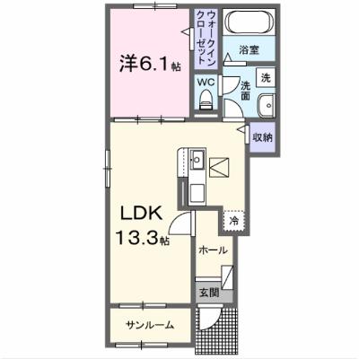 ソラリスガーデン 101【管理NO：1-028493801-01010】 ★家具家電は申し込み後に搬入します★ ★2026年10月上旬入居可能★の物件画像