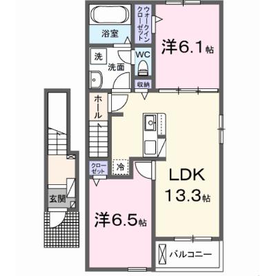 グラース・ソレイユ 205【管理NO：1-027570101-02050】 ★家具家電は申し込み後に搬入します★ ★2026年11月中旬入居可能★の物件画像