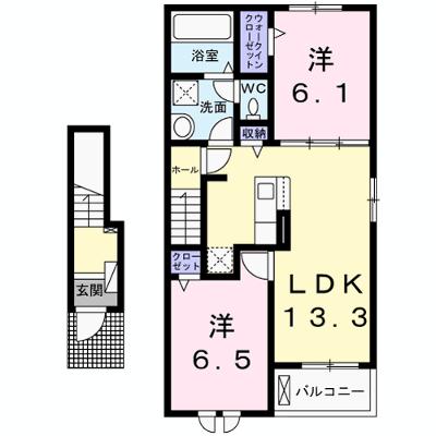 テルミアース　Ⅱ 204【管理NO：1-026893302-02040】 ★家具家電は申し込み後に搬入します 2026年07月中旬入居可能の物件画像