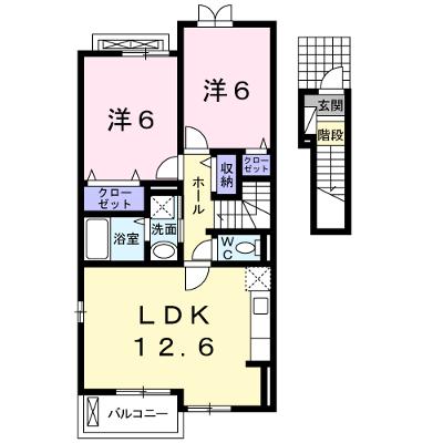 ソヴール　佑 205【管理NO：1-017707701-02040】 ★家具家電は申し込み後に搬入します★の物件画像