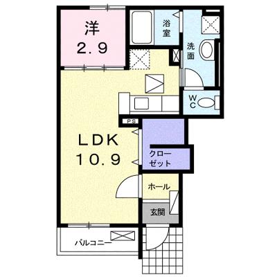 エクセレント　ユリ 101【管理NO：1-016635301-01010】 ★家具家電は申し込み後に搬入しますの物件画像