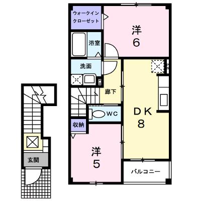 Ｓｏｕｌ　ｔｏ　Ｓｏｕｌ　Ｂ 205【管理NO：1-013505402-02040】の物件画像