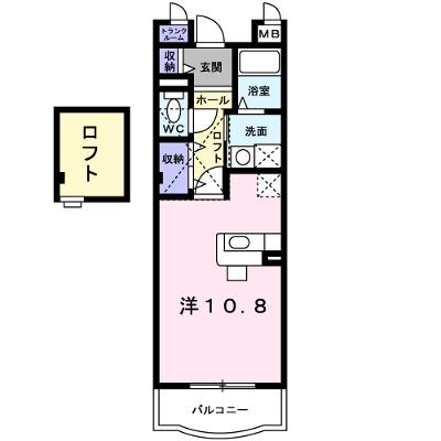 シャンポールＡ 402【管理NO：1-011918601-04020】 ★家具家電は申し込み後に搬入しますの物件画像