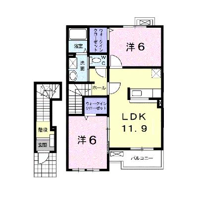 リヴァーサイド意宇Ⅴ 205【管理NO：1-014948901-02040】 ★家具家電は申し込み後に搬入します★の物件画像