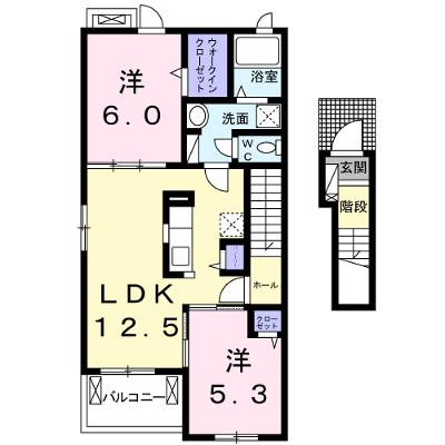 トワイエ　ノールⅡ 204【管理NO：1-021867302-02040】 ★家具家電は申し込み後に搬入します 2026年08月上旬入居可能の物件画像