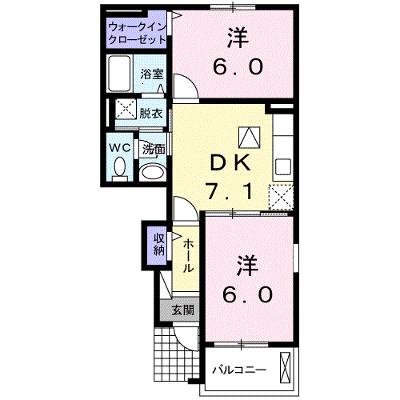 フォンテーヌＡ 103【管理NO：1-017184201-01030】 ★家具家電は申し込み後に搬入します★の物件画像
