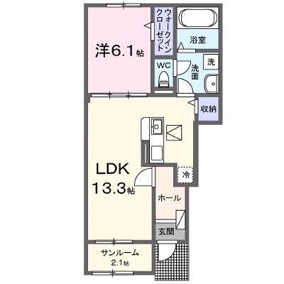 プラシードＡ 102【管理NO：1-027363801-01020】 ★家具家電は申し込み後に搬入します 2026年07月上旬入居可能の物件画像