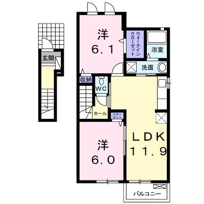 ベーネソプラ　Ａ 201【管理NO：1-021722001-02010】 ★家具家電は申し込み後に搬入しますの物件画像