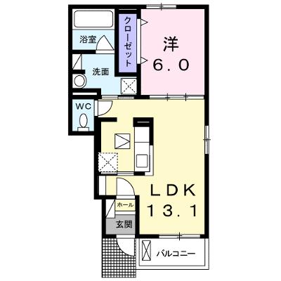 パティオⅡ 105【管理NO：1-021135201-01050】 ★家具家電は申し込み後に搬入しますの物件画像
