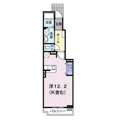 ヴァンヴェールＡ 102【管理NO：1-017554801-01020】 ★家具家電は申し込み後に搬入しますの物件画像