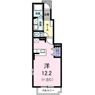 クラール　アンジュＢ 103【管理NO：1-014238902-01030】 ★家具家電は申し込み後に搬入します★の物件画像