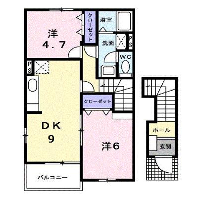 カーサフィオーレＡ 201【管理NO：1-013407101-02010】 ★家具家電は申し込み後に搬入します★の物件画像