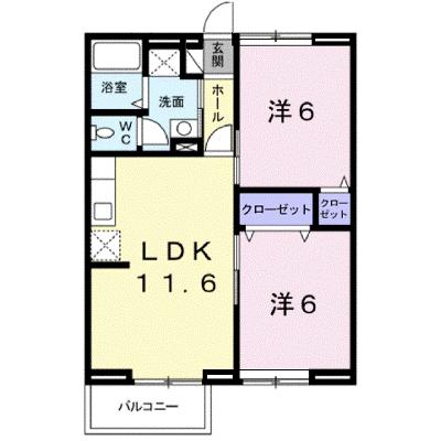 アルファ　ワン 202【管理NO：1-011651001-02020】 ★家具家電は申し込み後に搬入します★の物件画像