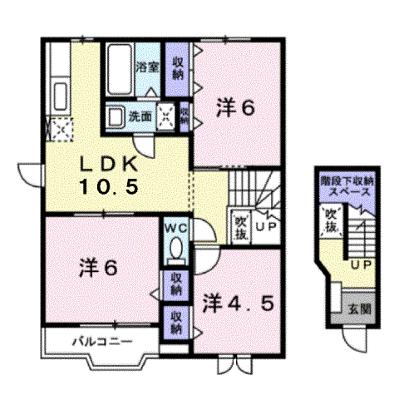 ゴールドクレスト藤井 201【管理NO：1-007332601-02010】 ★家具家電は申し込み後に搬入しますの物件画像