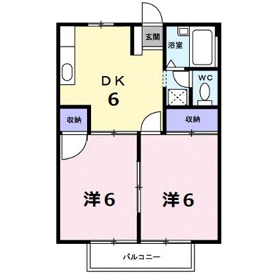 シティハイツ高木Ｂ 202【管理NO：1-001654302-02020】 ★家具家電は申し込み後に搬入します★の物件画像