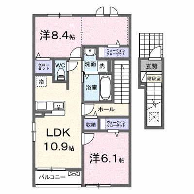 アクティフ浦上Ⅱ 202【管理NO：1-028114901-02020】 ★家具家電は申し込み後に搬入します★の物件画像