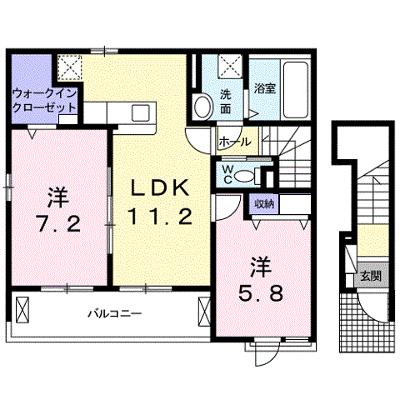 パンプＡ 201【管理NO：1-024485701-02010】 ★家具家電は申し込み後に搬入します★の物件画像