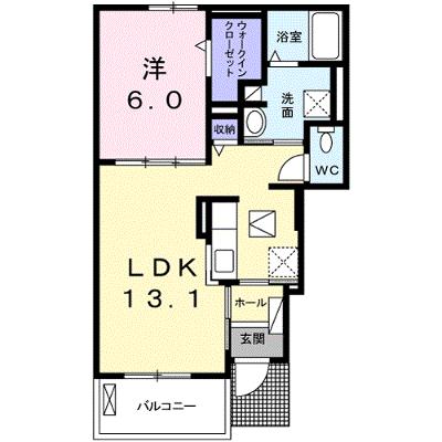 ワルド　プラッツ　Ｃ 102【管理NO：1-024073101-01020】 ★家具家電は申し込み後に搬入します★の物件画像