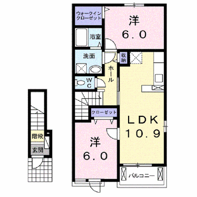 プティヴィラージュ　神辺Ａ 202【管理NO：1-022373401-02020】 ★家具家電は申し込み後に搬入します★の物件画像