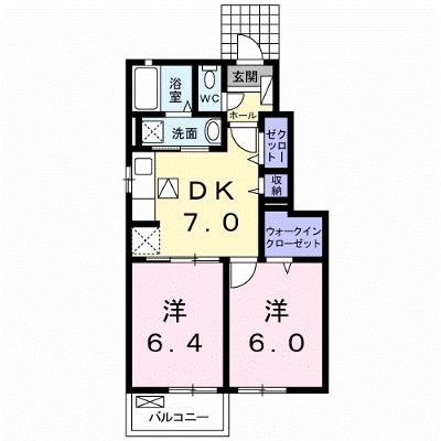 ラフレシールＤ 102【管理NO：1-021858801-01020】 ★家具家電は申し込み後に搬入しますの物件画像