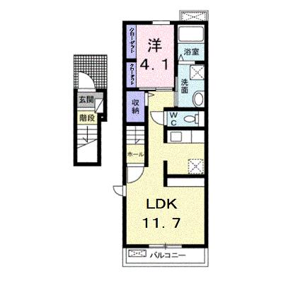 エレガンスＡ 203【管理NO：1-020424301-02030】 ★家具家電は申し込み後に搬入しますの物件画像