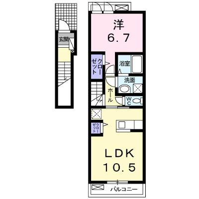 リヴィスタ 202【管理NO：1-018467501-02020】 ★家具家電は申し込み後に搬入します★の物件画像