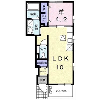 スザンヌ　ラングランＡ 101【管理NO：1-018412201-01010】 ★家具家電は申し込み後に搬入します★の物件画像