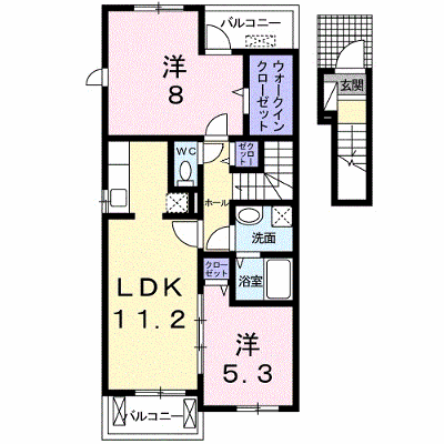 ピュアストリーム　Ａ 203【管理NO：1-017213801-02030】 ★家具家電は申し込み後に搬入します★の物件画像