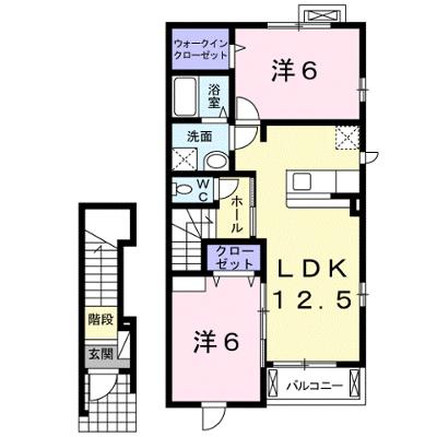 アダージョＢ 203【管理NO：1-017170002-02030】 ★家具家電は申し込み後に搬入します★の物件画像