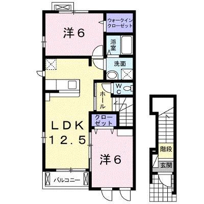 アダージョＢ 201【管理NO：1-017170002-02010】 ★家具家電は申し込み後に搬入します★の物件画像