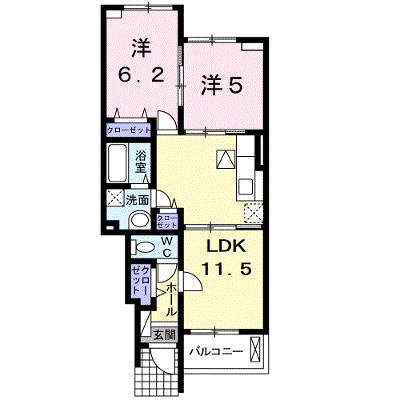 リバーサイドヒルズＡ 103【管理NO：1-016687401-01030】 ★家具家電は申し込み後に搬入します★の物件画像