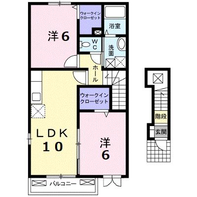 グリシーヌ 201【管理NO：1-016046201-02010】 ★家具家電は申し込み後に搬入します★の物件画像
