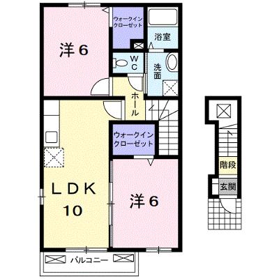 メゾン・ド・ブローテ 201【管理NO：1-015819901-02010】 ★家具家電は申し込み後に搬入しますの物件画像