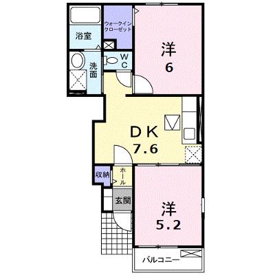 インターフロラ 104【管理NO：1-015081101-01040】 ★家具家電は申し込み後に搬入します★の物件画像