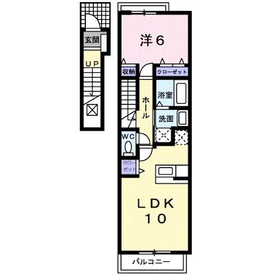 プラダ　グレイス 203【管理NO：1-014715101-02030】 ★家具家電は申し込み後に搬入します★の物件画像