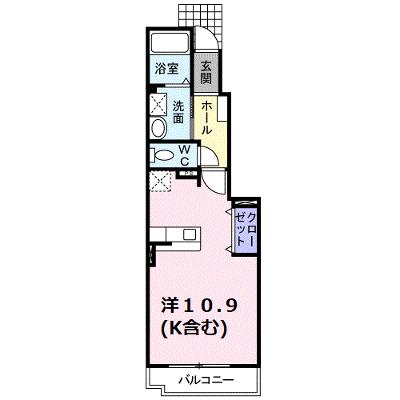 サンリバーヒルズ　Ｂ 103【管理NO：1-014629801-01030】 ★家具家電は申し込み後に搬入します★の物件画像